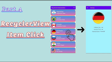 RecyclerView OnClickListener to new Activity | Part 4
