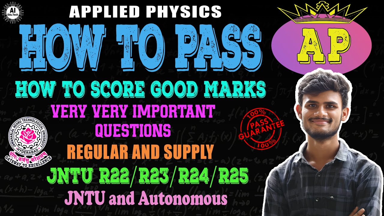 AP-Important questions-How to pass-Btech 1st year-R22/R25-Jntuh
