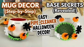 Halloween Coasters! 🎃🕷️ Cute DIY Idea