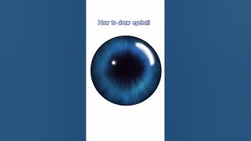 Eyeball tutorial #digitalart #stepbystep #tutorial #reel #shortsfeed #youtubeshort #drawing #enjoy