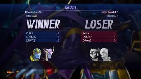 MARVEL VS CAPCOM INFINITE Thanos & Jedah(Me) Vs Zero & Dante(King_Kaos217)