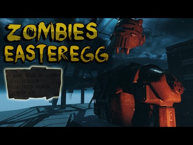 BLACK OPS 3 ZOMBIES THE GIANT | SECRET NUMBERS! GIANT ROBOTS
