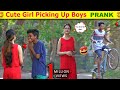 Cute Girl Picking Up Boys Prank😍 | Funny Prank | Just For Sirippu