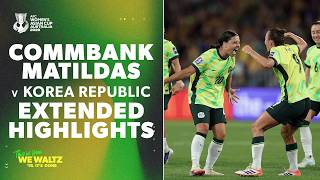Australia 3-3 Korea Republic Extended Highlights Afc Womens Asian Cup