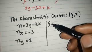 SOLUTION Of First Order Linear PDEs by Method Of Characteristics Example 2