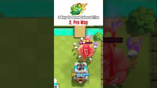 Pro Placements to Defend Goblin Giant Instantly!✅|#clashroyale