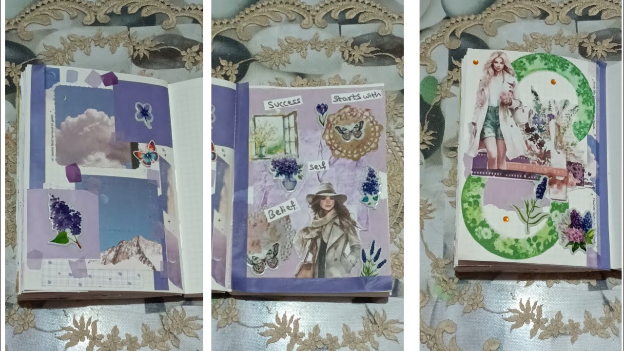 Journal with me video -22 | Journal | Scrapbook | Journaling | Journaling ideas | Creative journal 