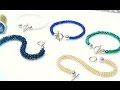 丸小ビーズで編むブレスレットの作り方 ビーズステッチ DIY