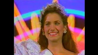 1989 Miss Teen USA 🇺🇸 Beauty Pageant ♥ Farewell Walk & Crowning Moment 👑