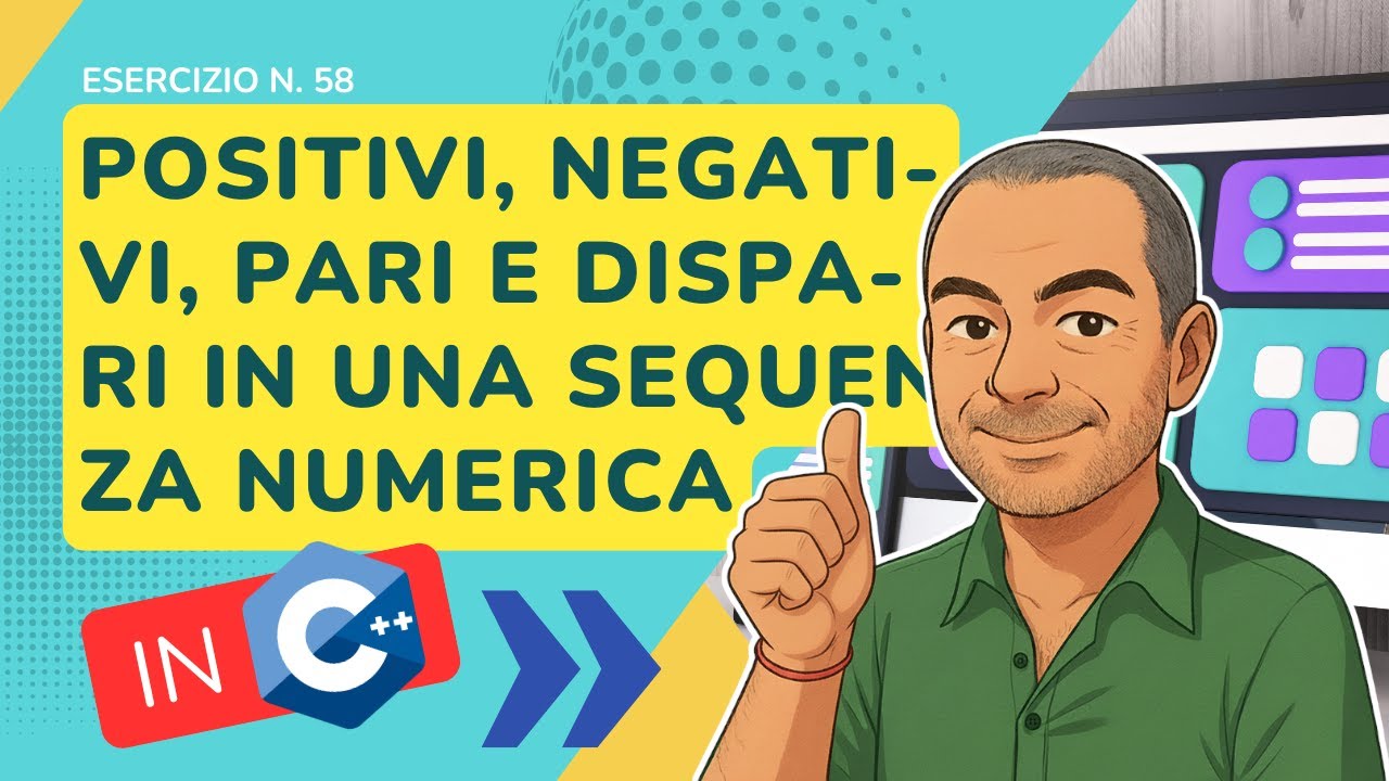 C++: analisi di una sequenza di numeri - esercizio svolto n. 58