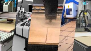 Software compatible CNC Router & Milling Center Automatic Nesting and Controlling