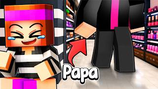 Je me suis cachée de mon père dans le Centre Commercial dur Minecraft !