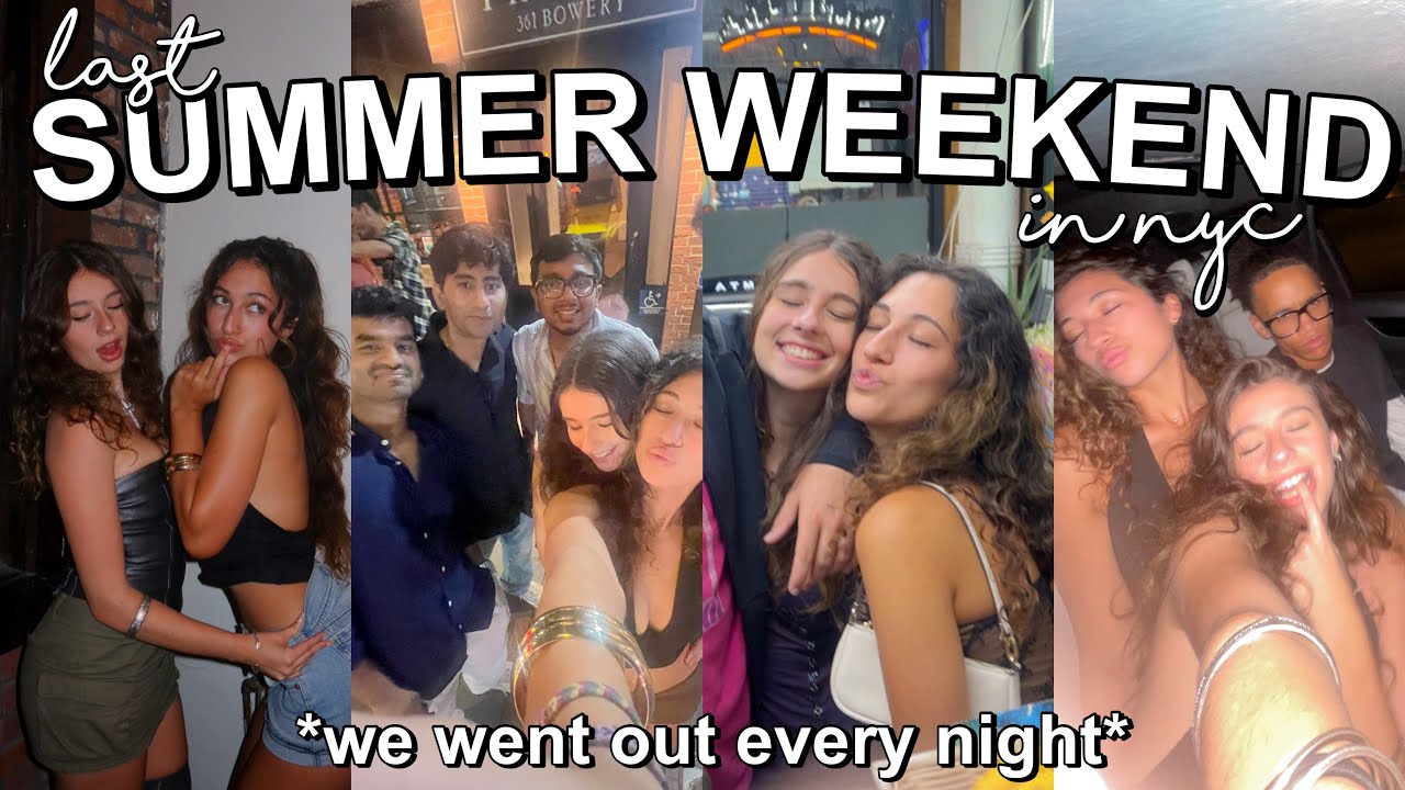 LAST WEEKEND OF SUMMER 2025 | nyc weekend in the life vlog