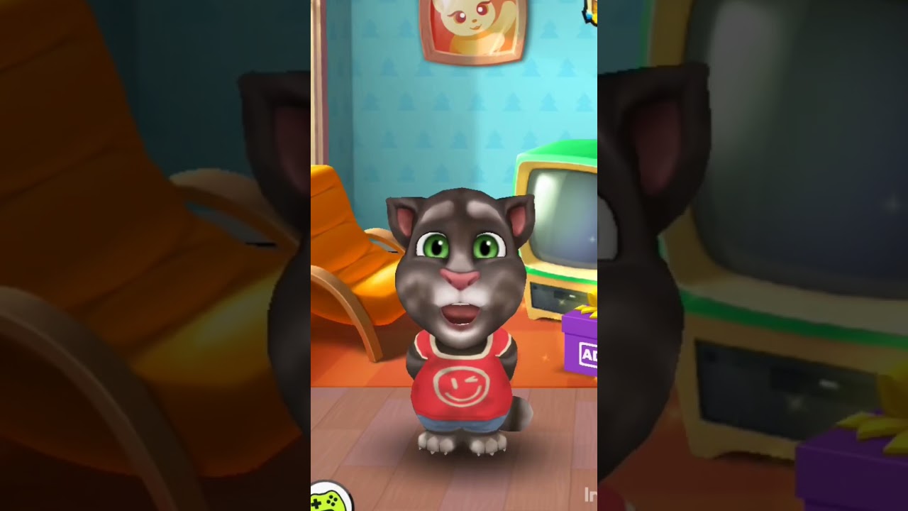Talking tom cat 🐱🍧 