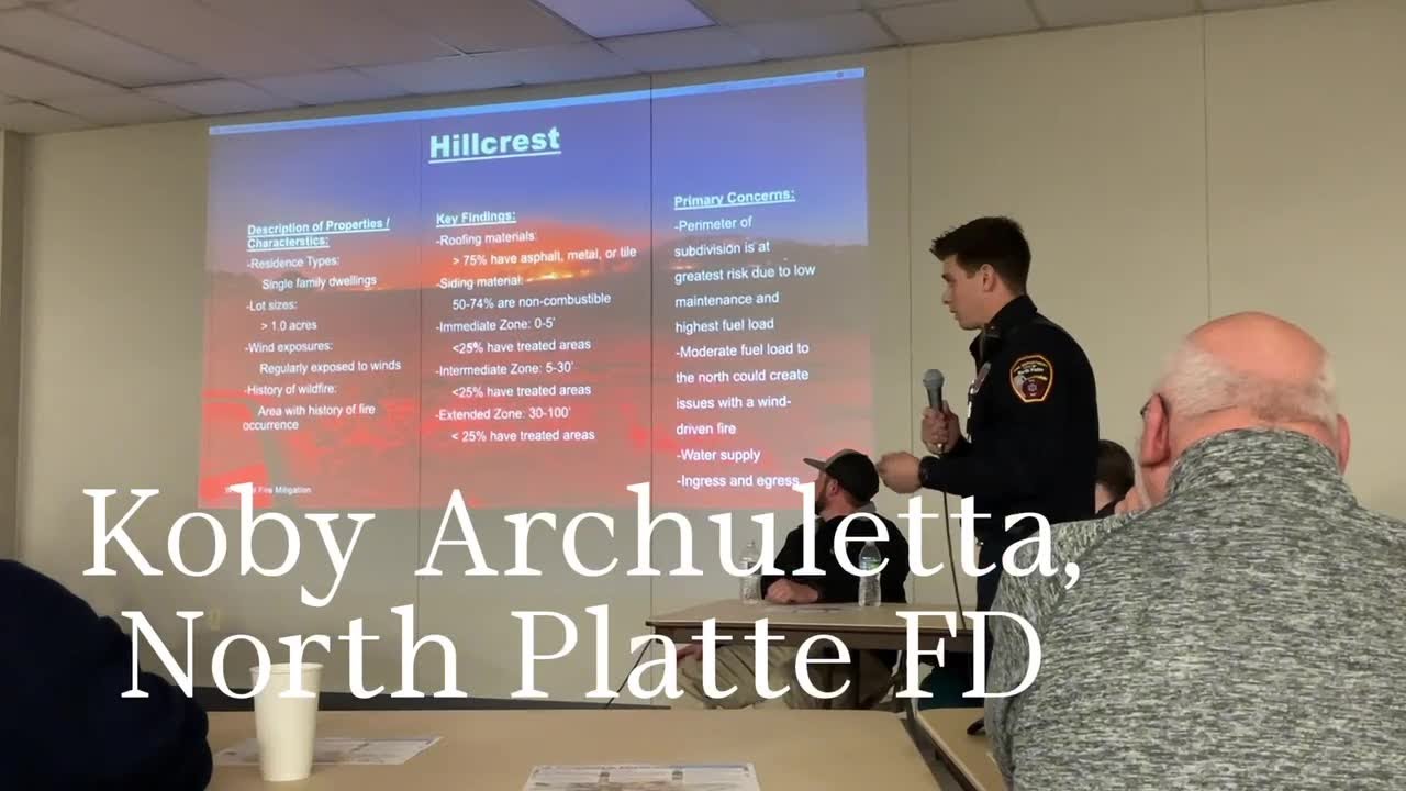 NPFD discuss high-risk fire areas in Lincoln Cpunty