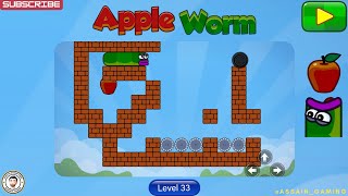 Apple Worm Level 33