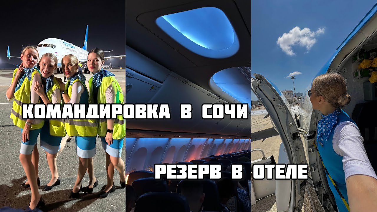 vlog стюардессы: командировка в сочи, резерв в отеле double tree, новый чемодан