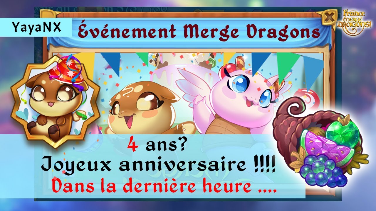 Merge Dragons Fr Anniversaire Merge Dragon 21 Event Fin Youtube