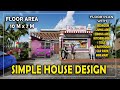 Simple House Design | with Mini Mart 10M x 7M | by: junliray Creations