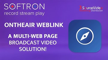 Stream LIVE CONTENT From Webcams, Websites, And More With Softron