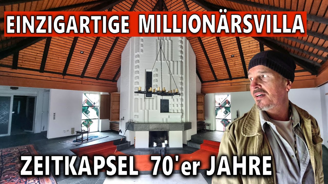 EINZIGARTIGE Millionärsvilla 70er Jahre ZEITKAPSEL mit Pool und begebahrer Waffenschrank😱😱
