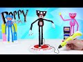 Сделала КИЛЛИ ВИЛЛИ из POPPY PLAYTIME 😱 Чёрный МОНСТР ХАГИ ВАГИ 3D РУЧКОЙ! Коллекция Фигурок