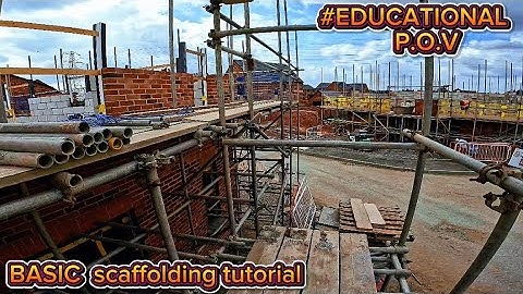 Scaffolding tutorial for beginners #126 #P.O.V #educational #scaffolding #construction #subscribe