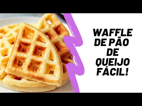 Vídeo: Como Fazer Waffles De Queijo