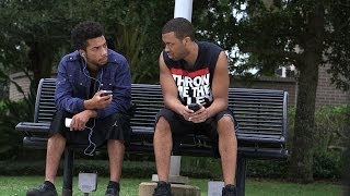 Black Man Staring At People