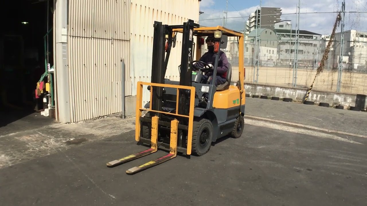現状格安車輛) TCM ディーゼル車 1.5ton 3m マスト フォークリフト