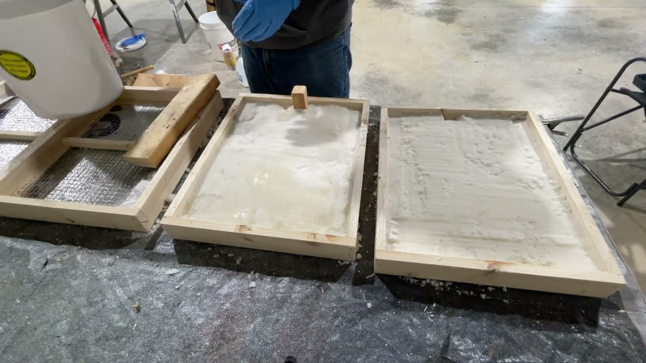 Making Winter Candy Boards for Bee Hives