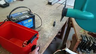 Handy Cat Electric Motor/Rudder Conversion Test (2)