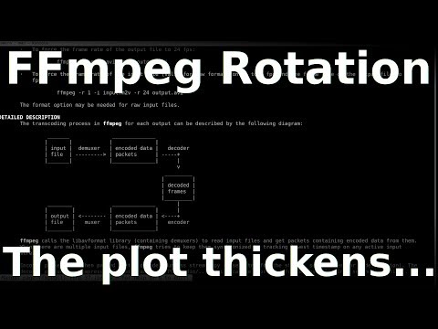 Видео: FFmpeg Rotation Revisited - Bash Playground