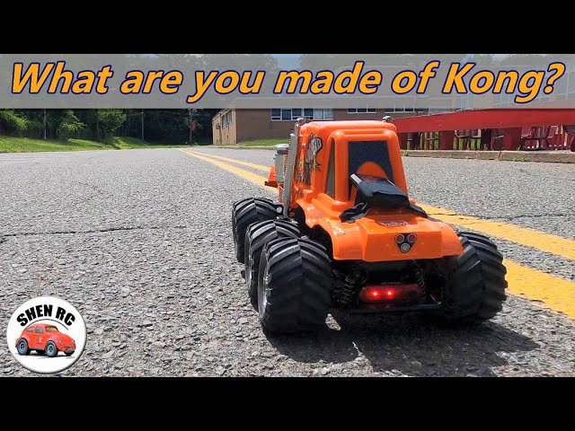 Tamiya KongHead 6X6 GPS SPEED TEST! Sport Tuned Motor - YouTube