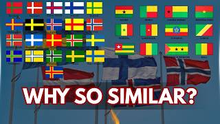 WHY DO SO MANY COUNTRY FLAGS LOOK THE SAME?
