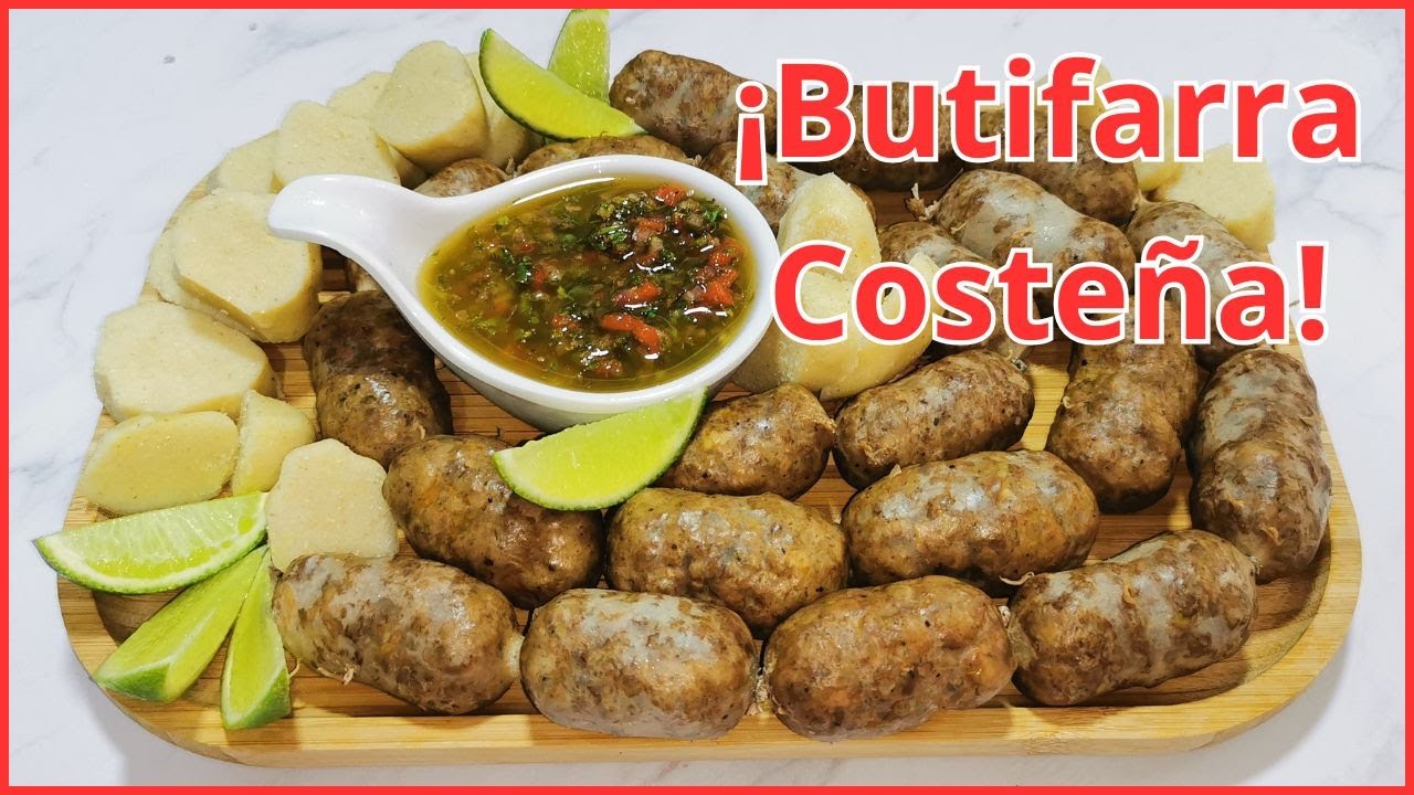 ¡Butifarra Costeña!✨¡Fácil receta hecho en casa! ❤️#butifarra colombiana