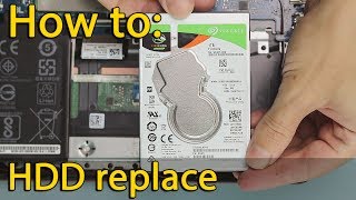 Как установить HDD в ноутбук Asus FX504, FX503, FX80 | как поменять жесткий диск