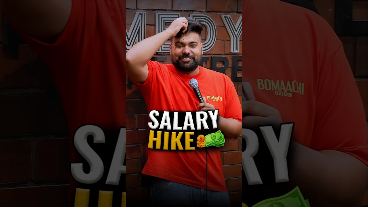 "Salary Hike" - Full Video on youtube  #standupcomedy #jokes  #cleancomedy
