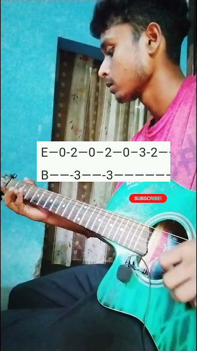 Tujhe Dekha To ya jana sanam song - |guitar tabs| (DDLJ) #shorts #shortsfeed @Guitarparadise650