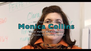 Cedar Valley Middle School 2017 Teacher of the Year: Monica Collins
