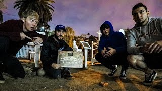 OVERNIGHT IN HAUNTED CEMETERY! (Really Creepy)