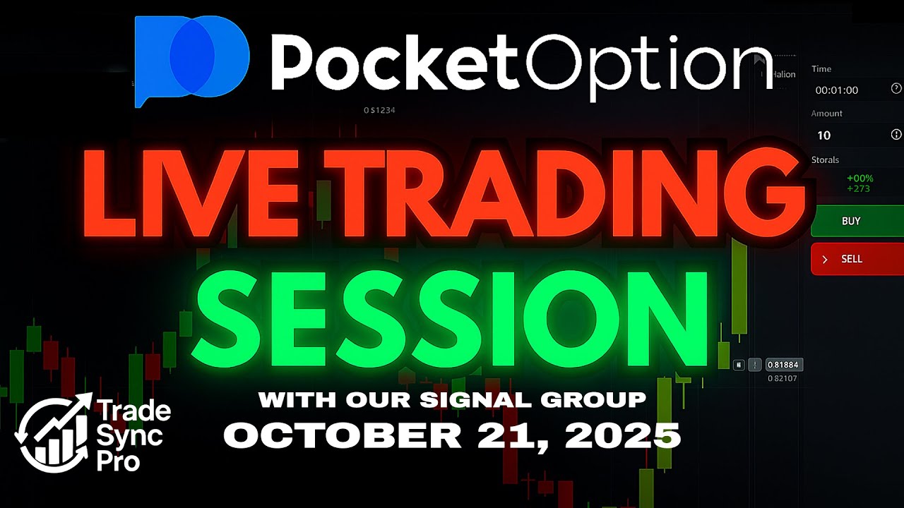 Pocket Option Daily LIVE Trading | October 21, 2025