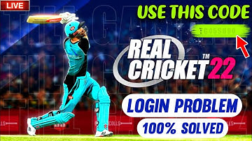 😥 RC22 Login Problem | Real Cricket 22 Login Problem Solution | Real Cricket 22 Unable To Sign in.
