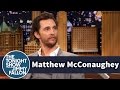 Matthew McConaughey's Mom Helped Him Plagiarize