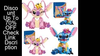 New Stitch Angel CP Building Blocks 2025 - Large Piece Cartoon Toys with Moving Ears Kids Assembly G