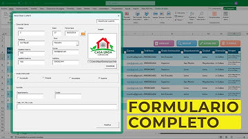 😱 FORMULARIO de INGRESO DE DATOS para Registrar, Modificar, Eliminar y Buscar Datos con VBA en Excel