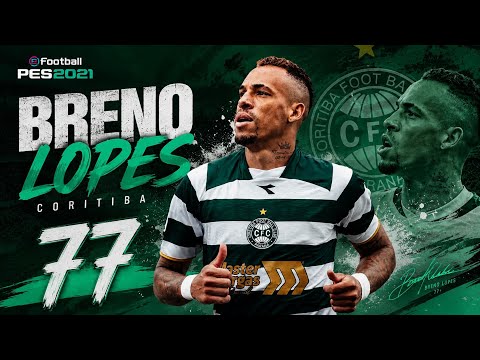 EDIT FACE BRENO LOPES DO CORITIBA PES 21 /2026