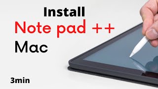 HOW TO INSTALL NOTEPAD++ ON MACBOOK | NOTEPAD++ ON MAC | INSTALL NOTEPAD++ INSTALL IN JUST 3 MIN screenshot 2