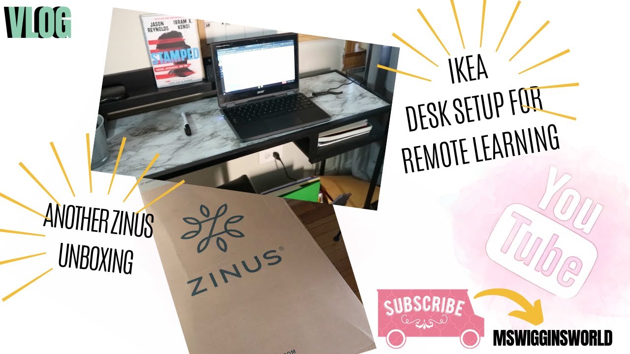ZINUS UNBOXING | REMOTE LEARNING SETUP| COMPUTER PROBLEMS ...