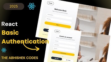 How to Build Login Signup Logout System in React | React Authentication with LocalStorage | In Hindi